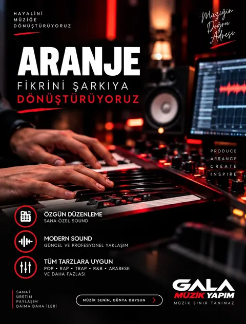 Aranje — fikrini şarkıya dönüştürüyoruz