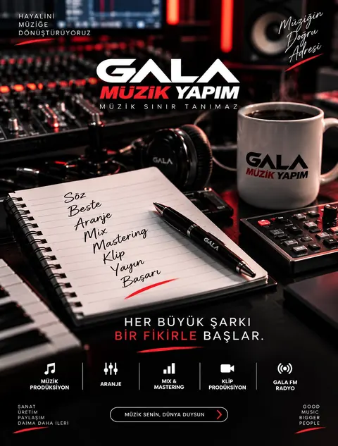 Her büyük şarkı bir fikirle başlar