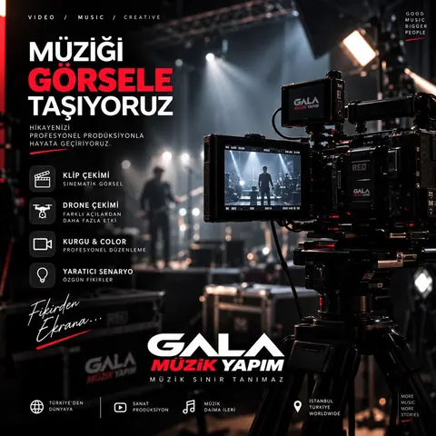 Müziği görsele taşıyoruz