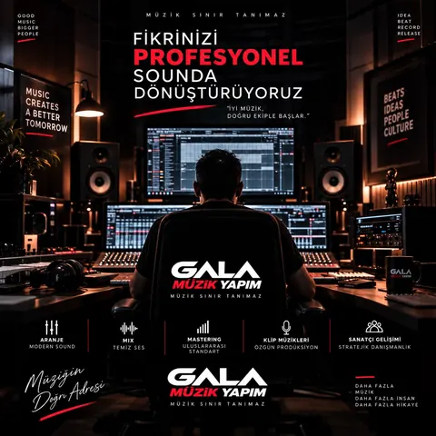 Fikrinizi profesyonel sounda dönüştürüyoruz